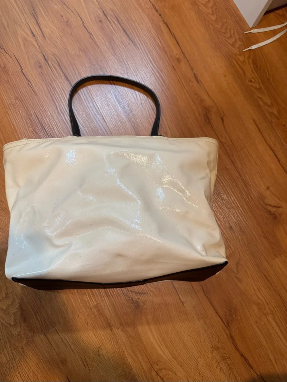 Disney Minnie Mouse Cream Tote Bag with Red Accents